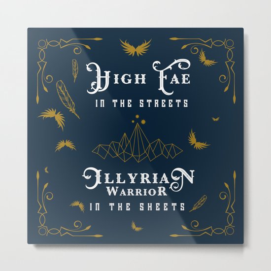 HIGH FAE IN THE STREETS Metal Print