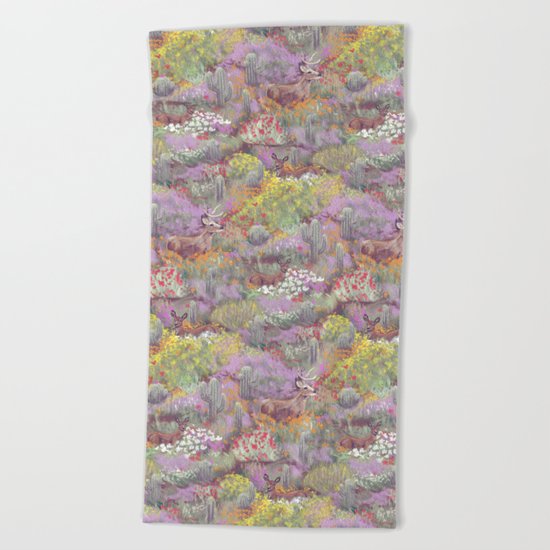 Life in Death Valley Beach Towel