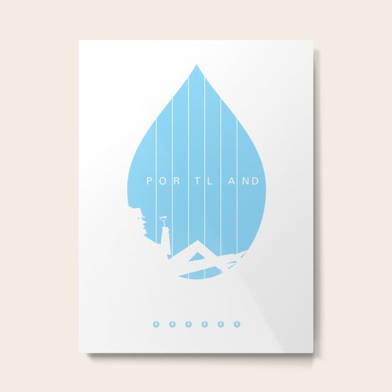 Portland Metal Print