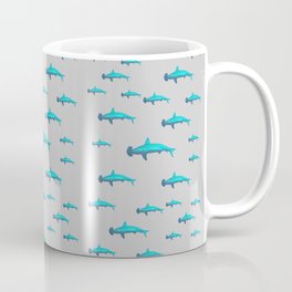 Hammerhead shark pattern (shark city 2) Mug