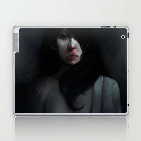 Portrait of Ikuko's Ghost Laptop & iPad Skin