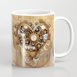 Steampunk Heart Love Coffee Mug