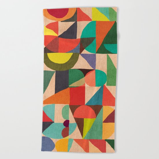Color Field Beach Towel