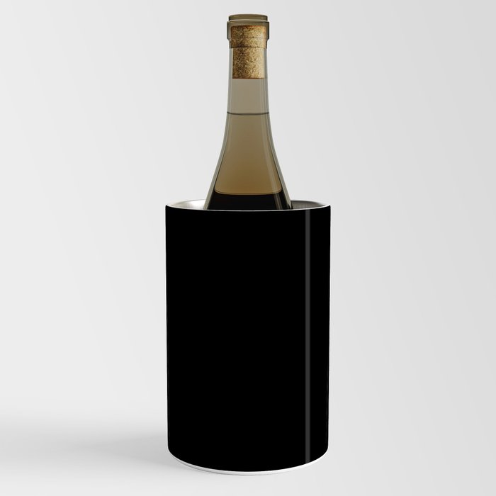 Solid Black Wine Chiller