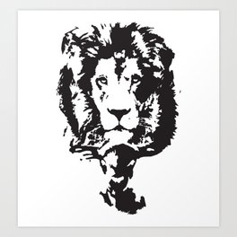 The lion and the lamb Art Print