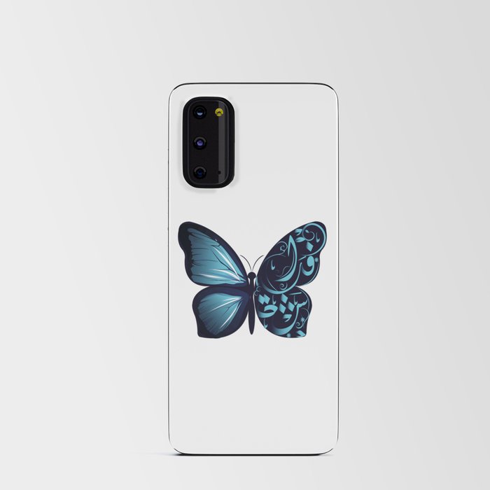 Butterfly Arabic design Android Card Case