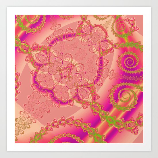 Peach Sunrise Art Print