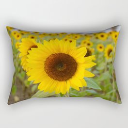 Sunflower Field Rectangular Pillow