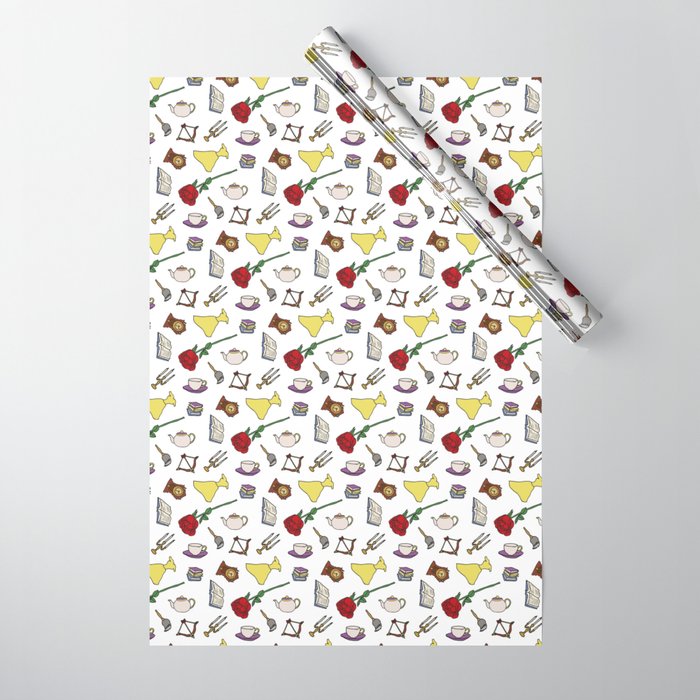 Beauty and the Beast Wrapping Paper