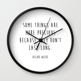 Some things are more precious Wall Clock