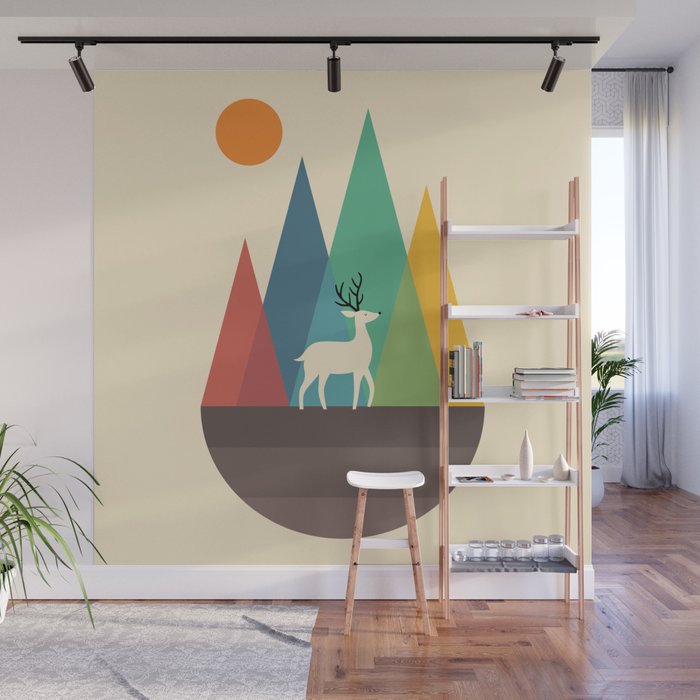 Step Of Autumn Wall Mural