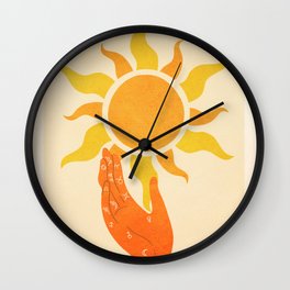 Sun Clock Wall Clock