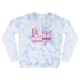 Cancer -Breast Cancer Awareness T-shirts Crewneck Sweatshirt