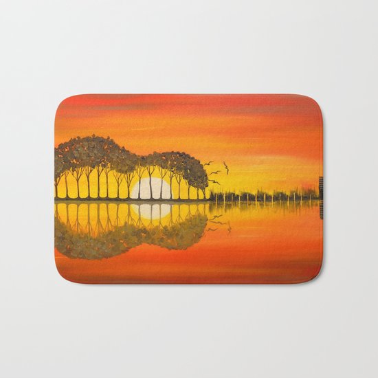Guitar Bath Mat