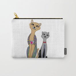 Cats, dressed up for party Carry-All Pouch