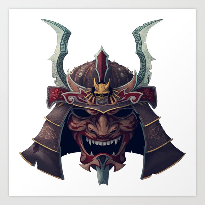 oni samurai mask