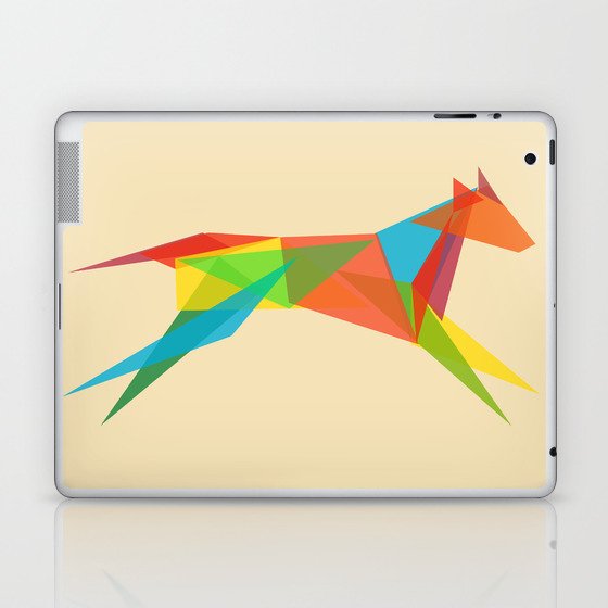 Fractal Geometric Dog Laptop & iPad Skin