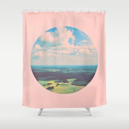 Earthy Pink Shower Curtain