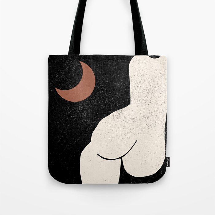 Abstract Female Nude Body Tote Bag
