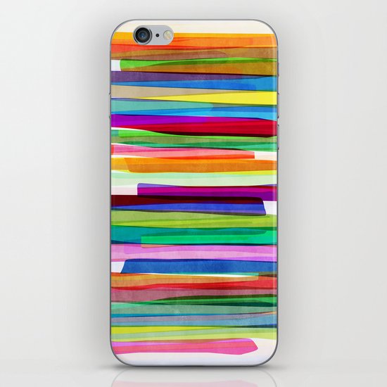 Colorful Stripes 1 iPhone & iPod Skin