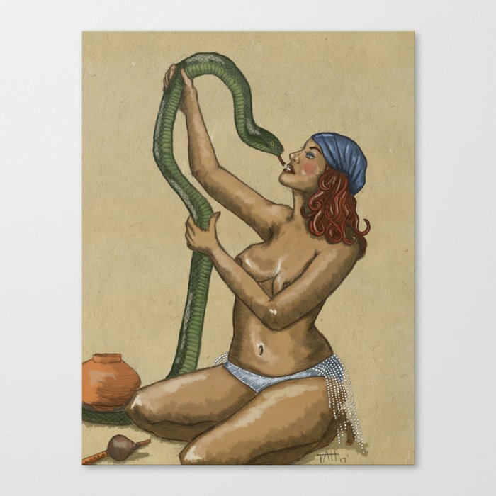 Snake Charmer Canvas Print