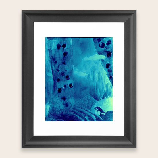 monster Framed Art Print