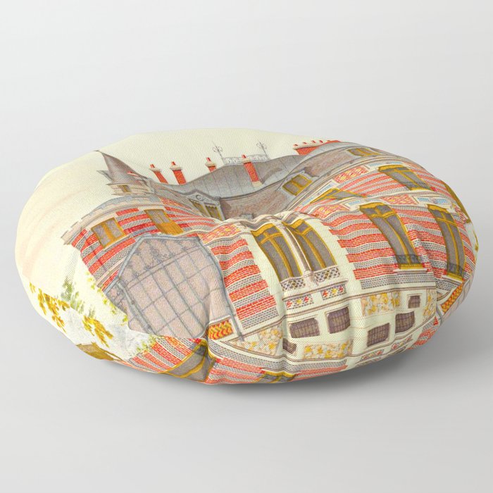 Brick constructions; ordinary brick from a decorative point of view - J. Lacroux and C. Détain - 187 Floor Pillow