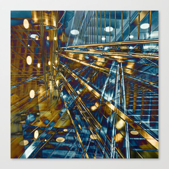 City Lines Canvas Print