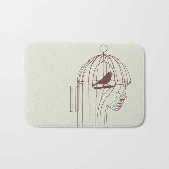 Be Alone Bath Mat