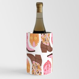 Pink Cowboy Boots  Wine Chiller