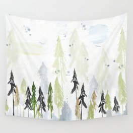 Into the Woods Woodland Scene Wall Tapestry