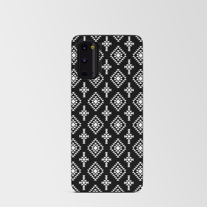 Black and White Native American Tribal Pattern Android Card Case