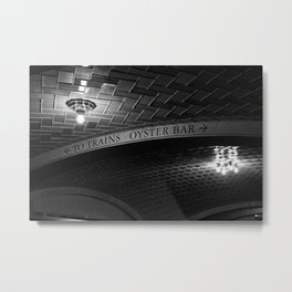 Grand Central Station Decisions Metal Print