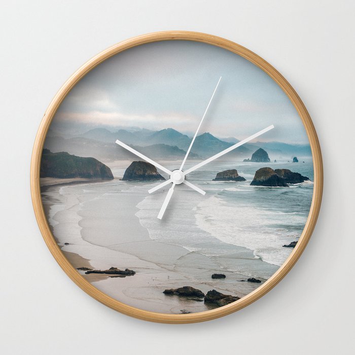 Alone in the beauty of the earth Wall Clock