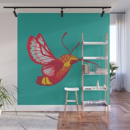 Hummingbird Moth Wall Mural