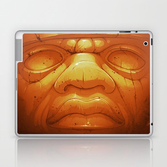 Olmeca II. (Gold) Laptop & iPad Skin
