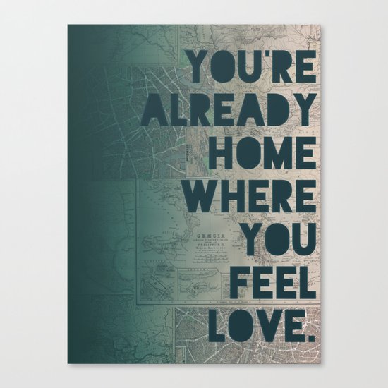 Home Canvas Print