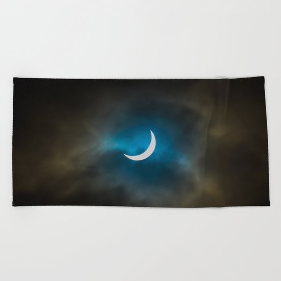 Solar Eclipse 3 Beach Towel