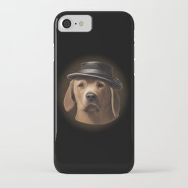 Golden Labrador Retriever Dog with Hat  iPhone Case