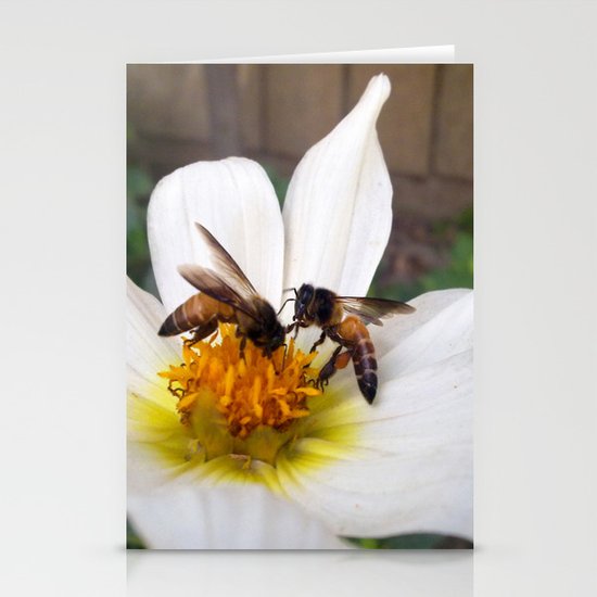 Bees at Work Stationery Cards