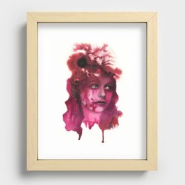 Blood Lady #1 Recessed Framed Print
