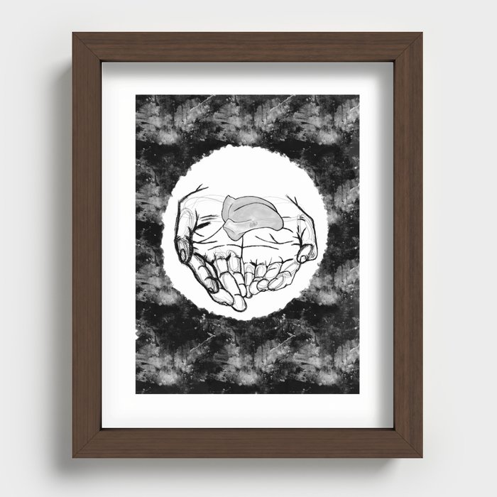 Cry For Help Recessed Framed Print