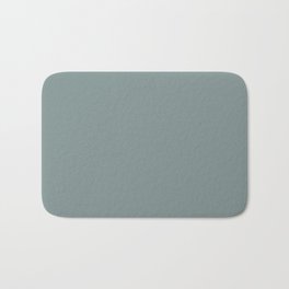 Light Muted Green Inspired By PPG Glidden Scarborough Green PPG1145-5 Solid Color Bath Mat | Color, Minimal, Shades, Minimalism, Colors, Monochromatic, Green, Simple, Plain, Solids 