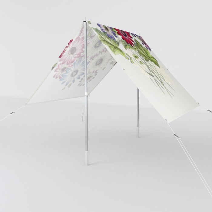 Colorful Chrysanthemums Sun Shade