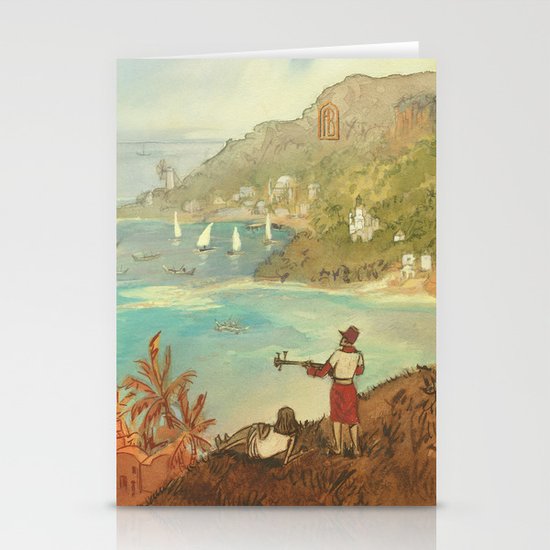 Provincial Polynesia Stationery Cards