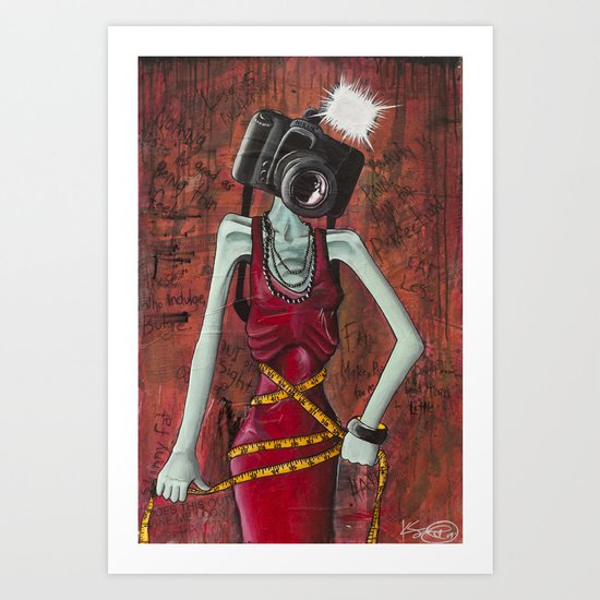 I'll Make You Love Me, Paparazzi Art Print