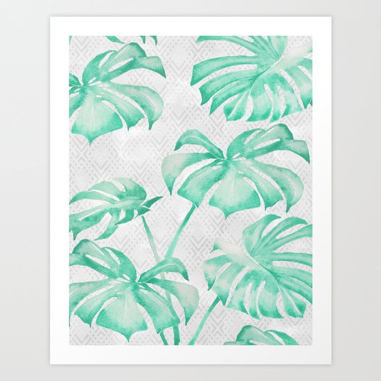 city leaf Art Print