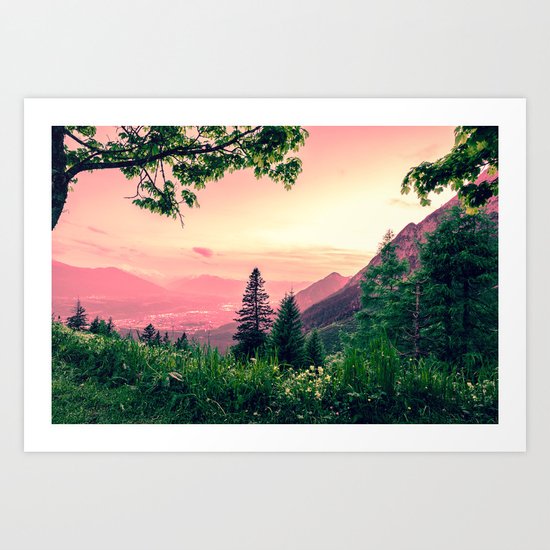 Alpine Fairytale Art Print