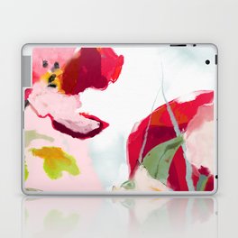 abstract floral bloom Laptop Skin