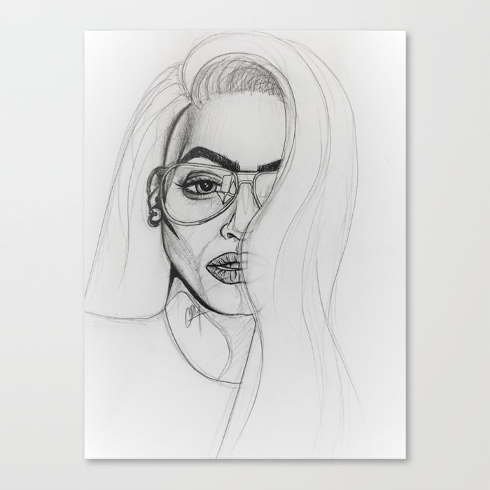 90s Baby Canvas Print By Aimeemagowan Society6